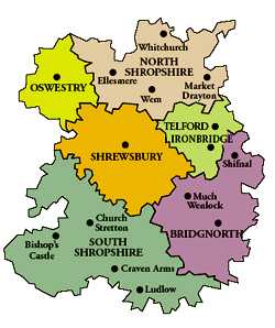 Shropshire Map