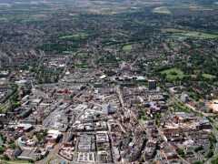 Aerial View of Wolverhampton