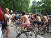 Naked bike ride