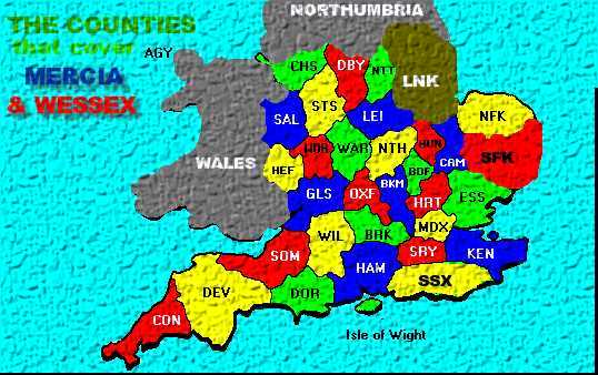 Wessex County Map