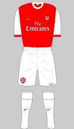 arsenal home kit 2010-11