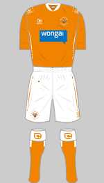 blackpool 2010-11 home kit